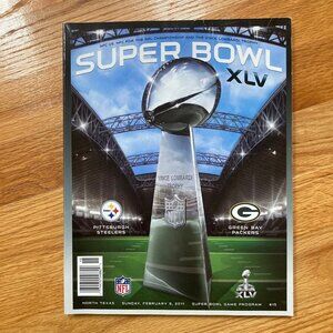 2011 Super Bowl XLV Game Program